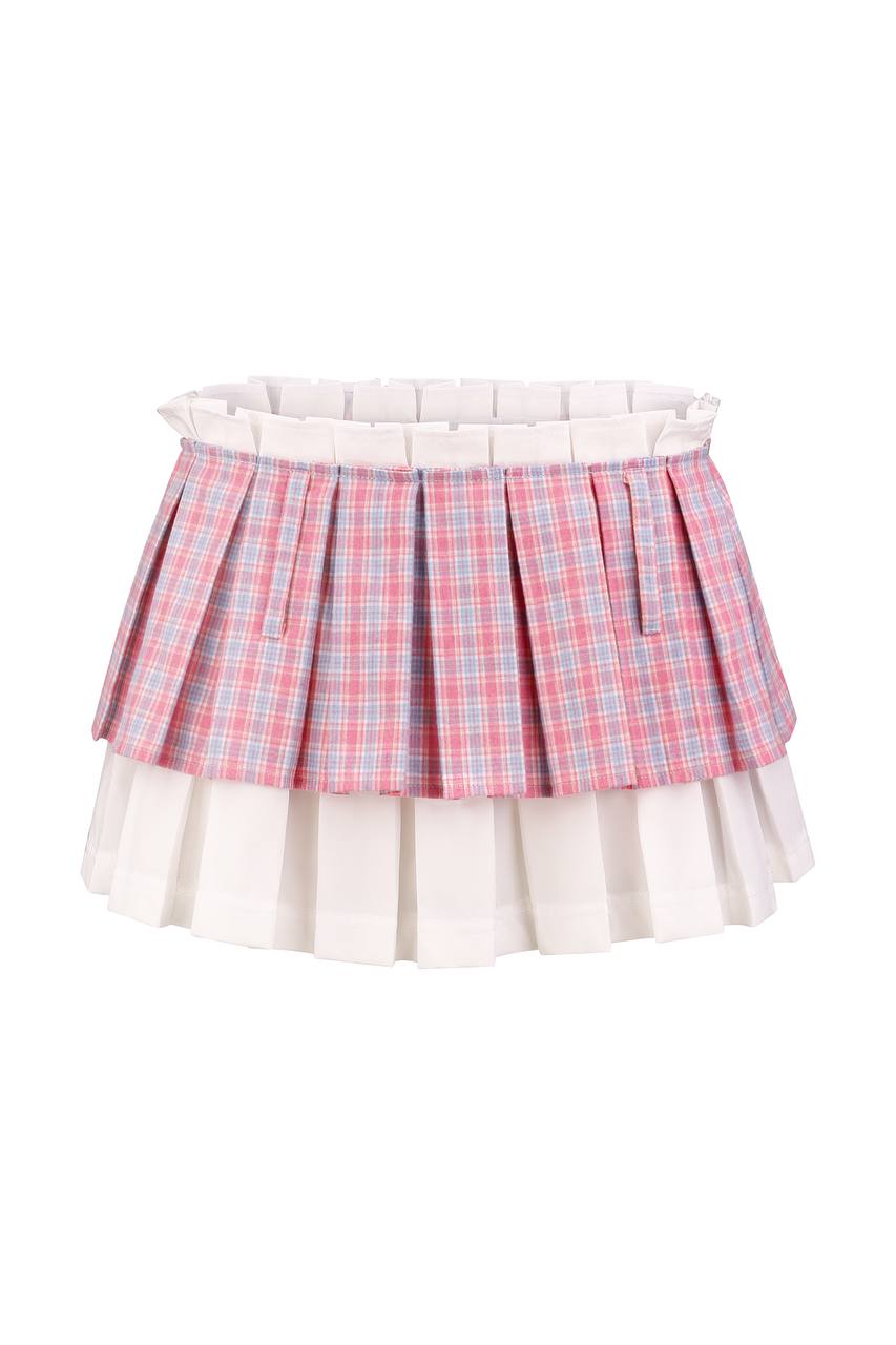Checked Mini Skirt