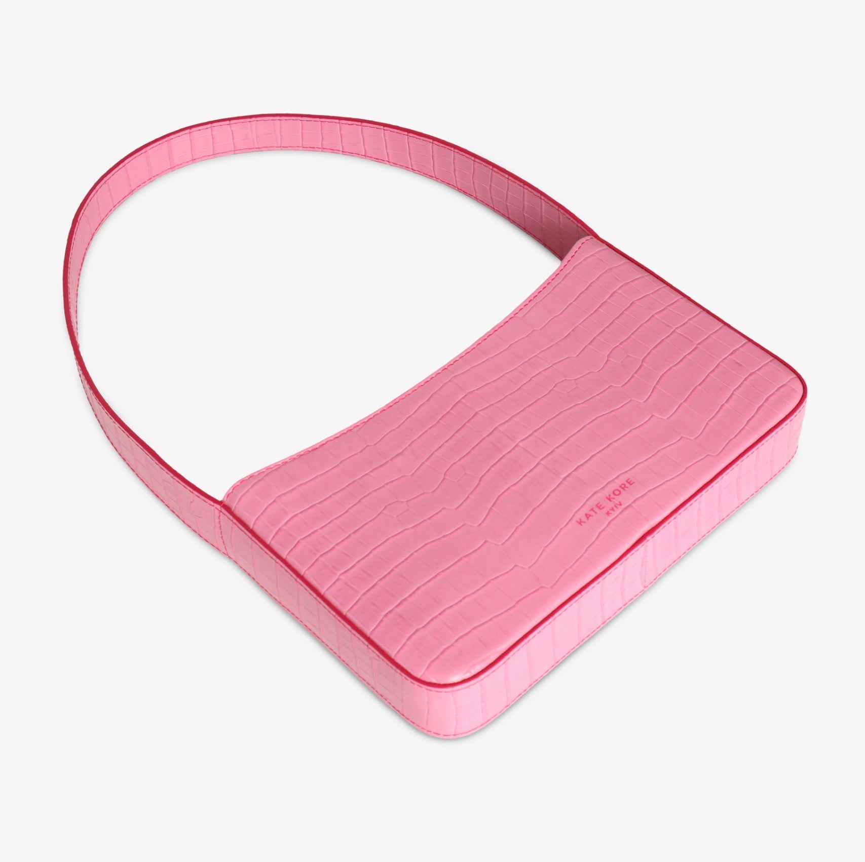 Croco Baguette Solo Pink