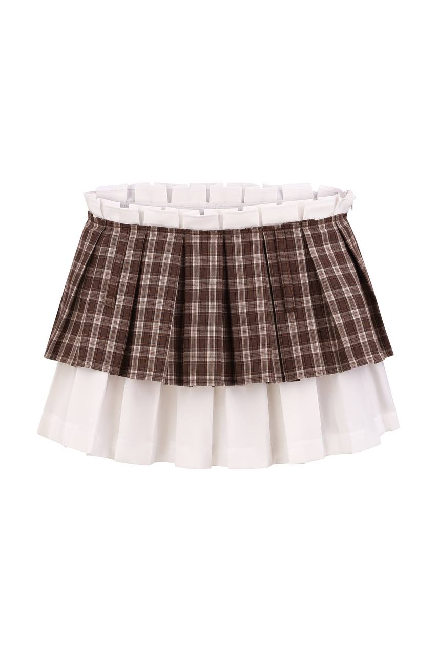 Checked Mini Skirt