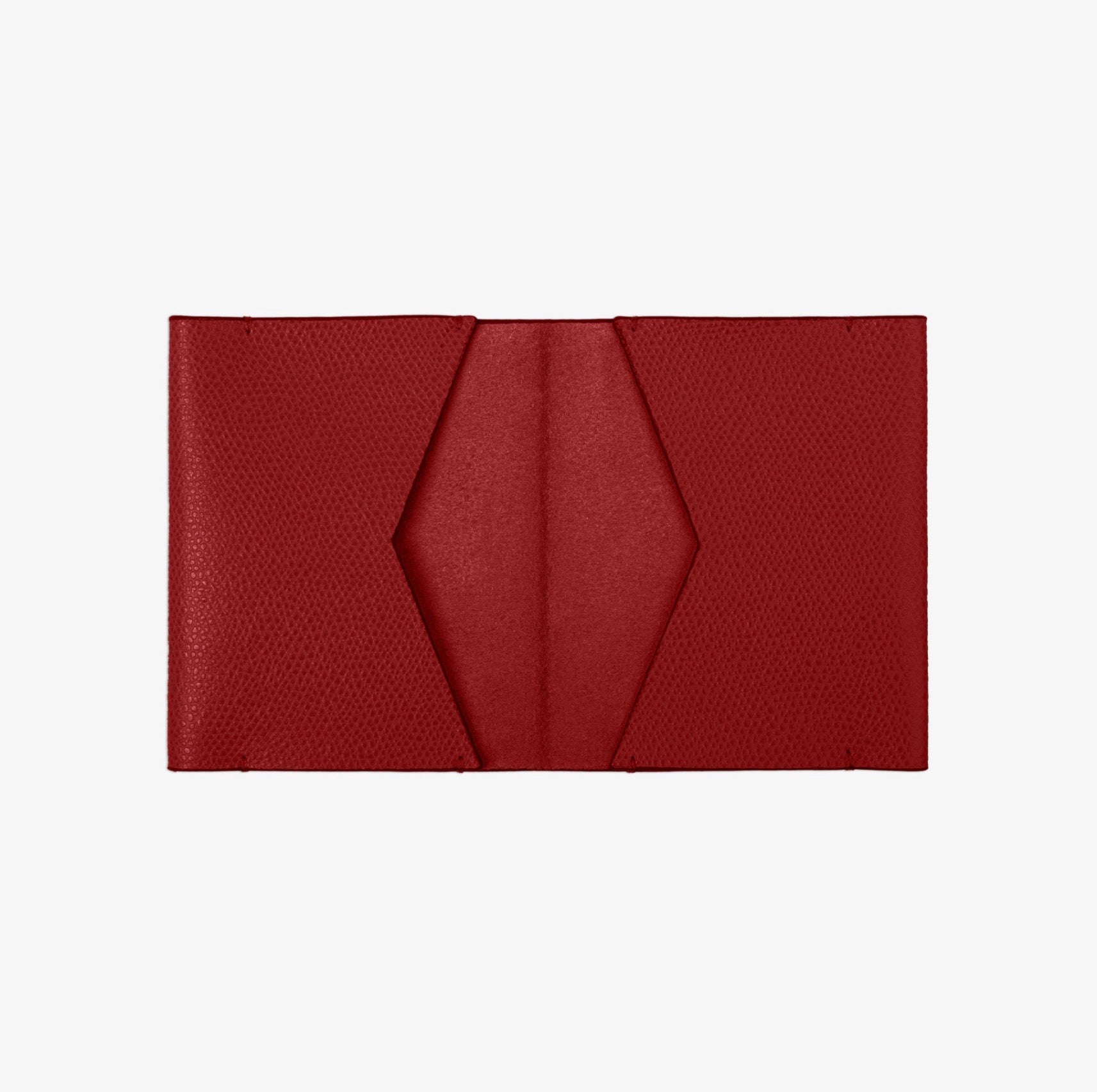 Fold Wallet Saffiano Red
