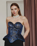Devore Blue Corset