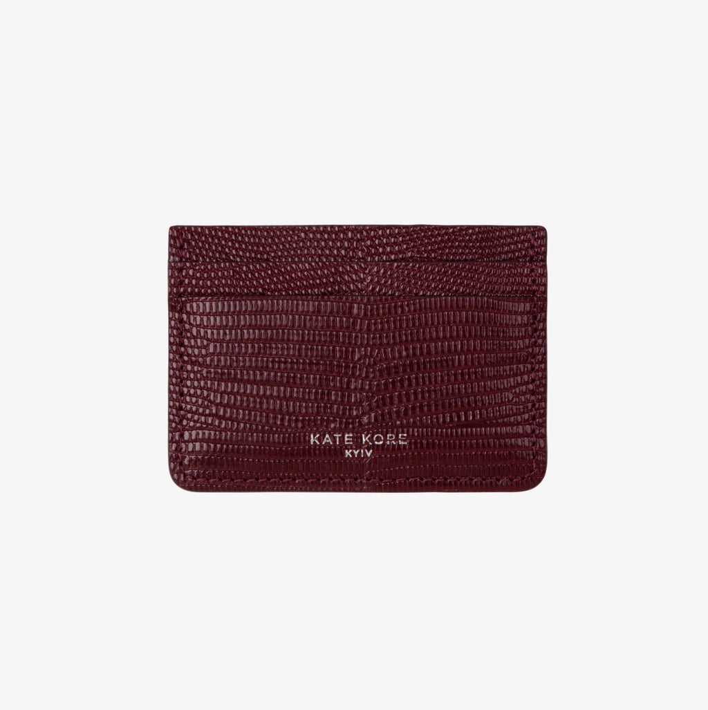 Card Holder Iguana Bordo