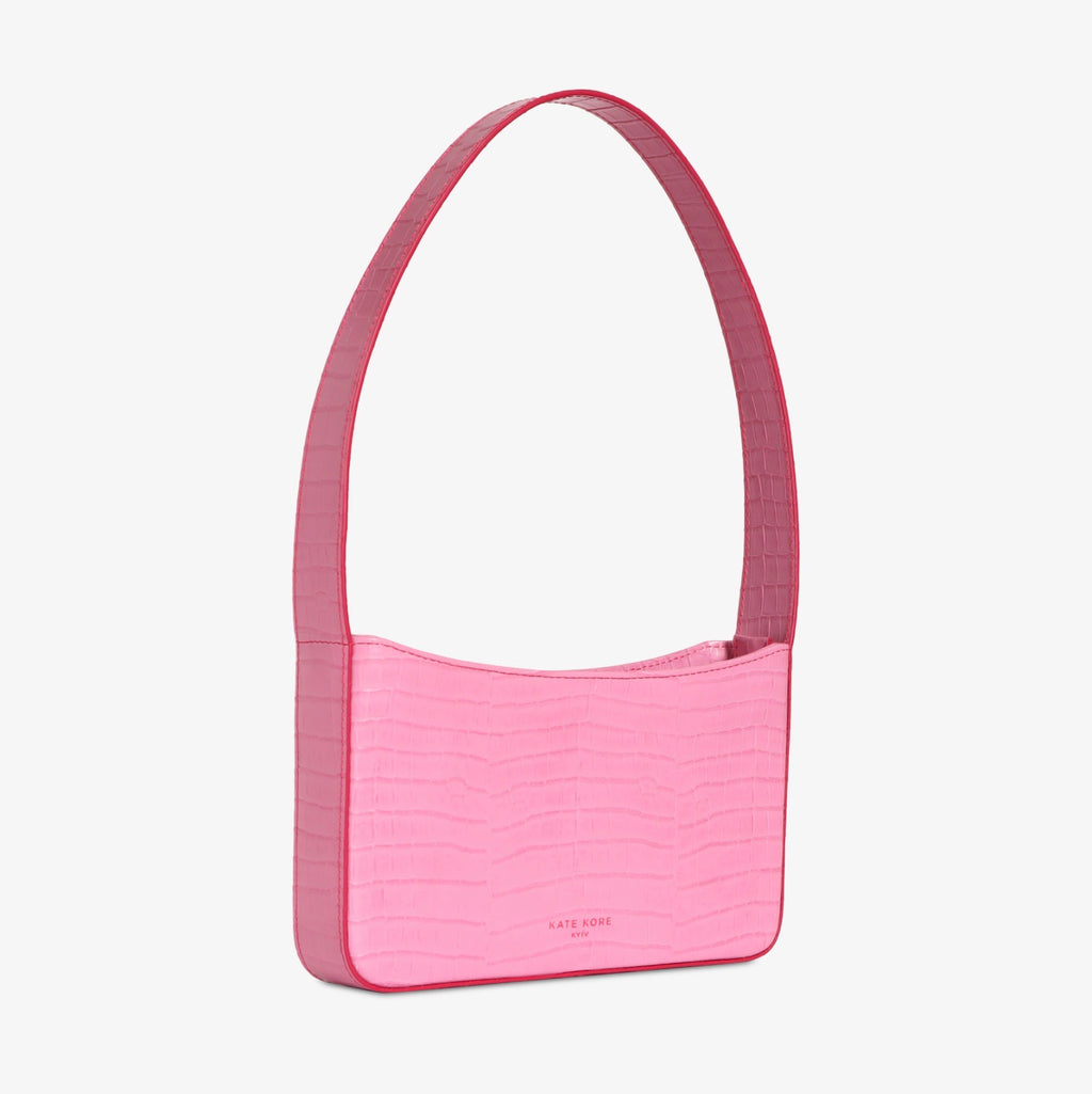 Croco Baguette Solo Pink