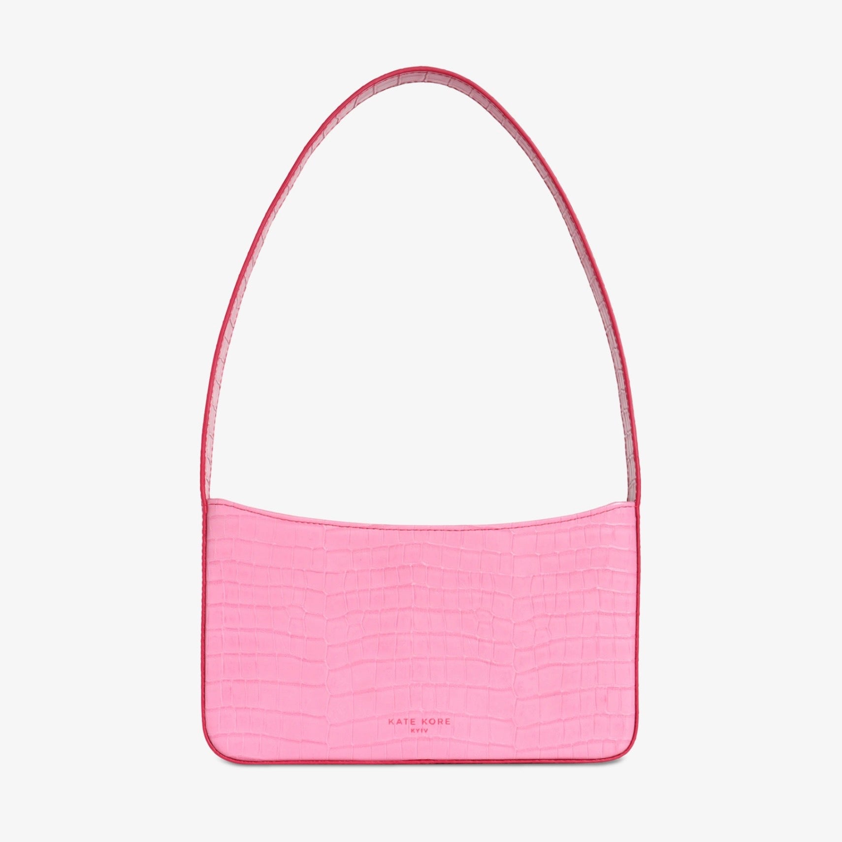 Croco Baguette Solo Pink