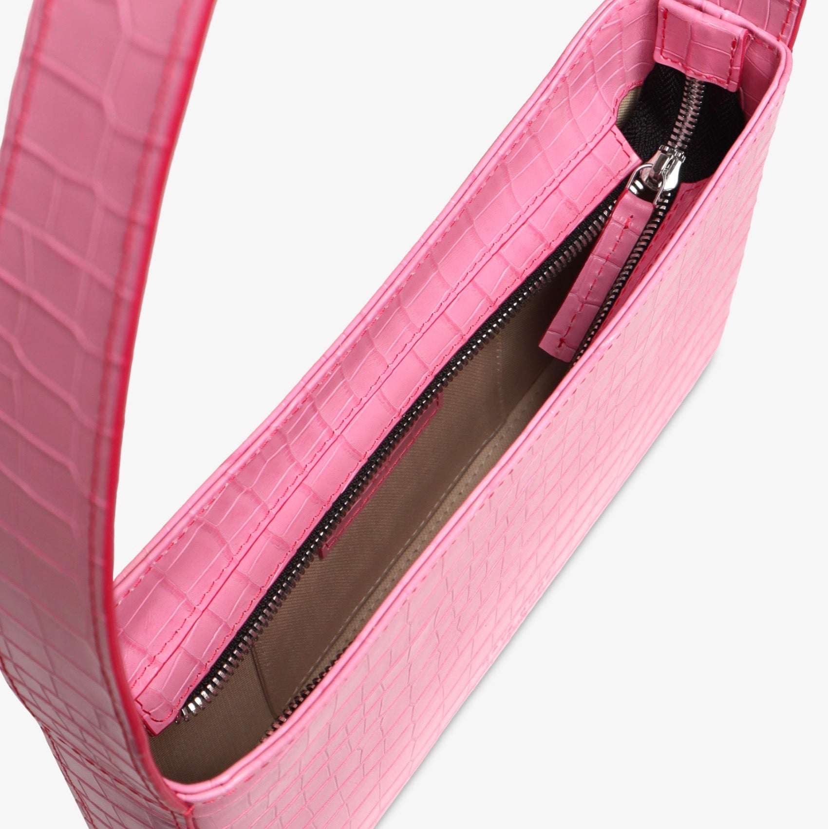 Croco Baguette Solo Pink