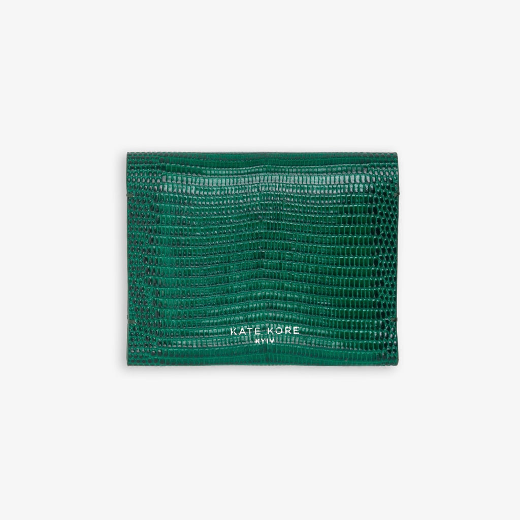 Fold Wallet Iguana Emerald