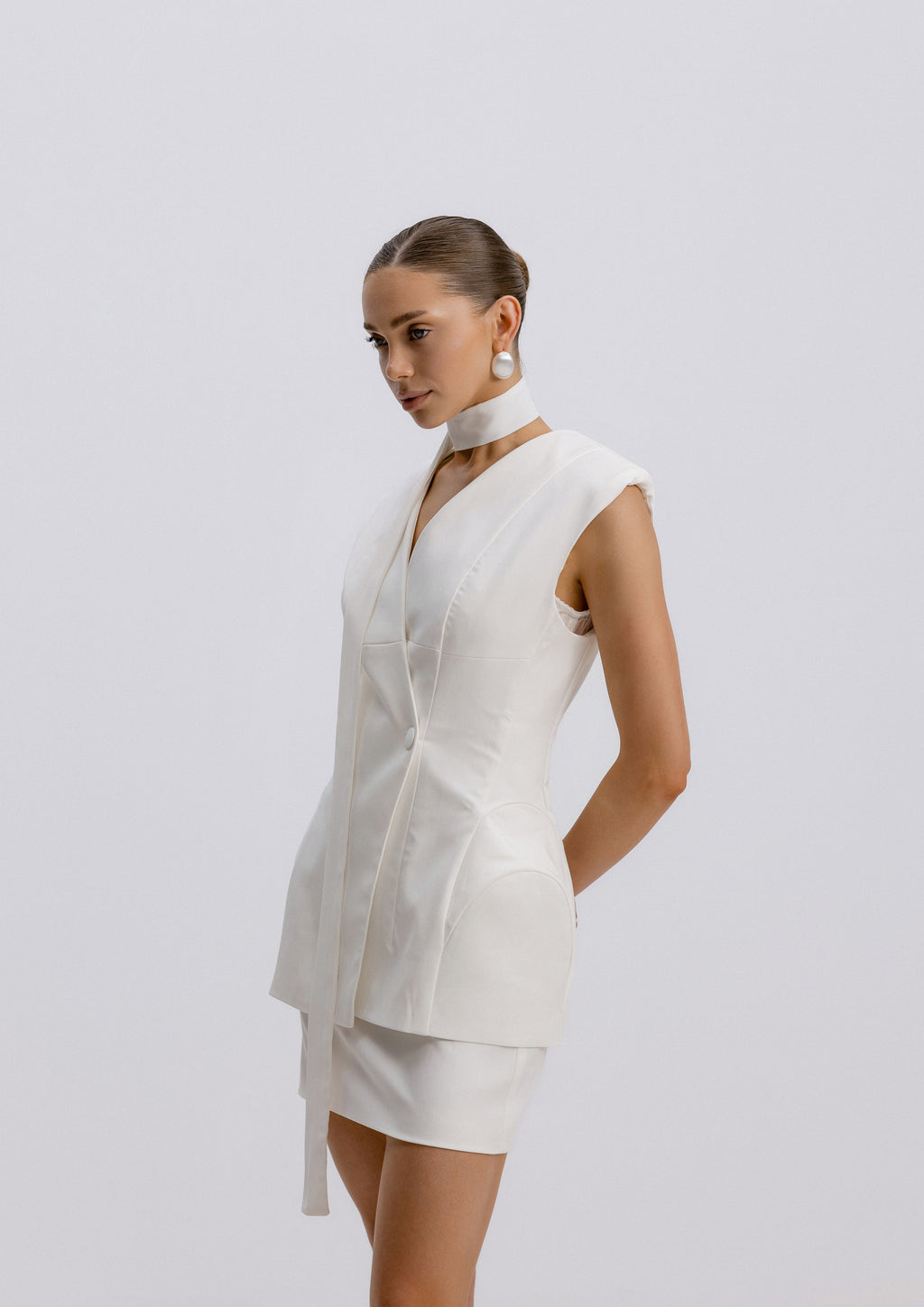 Kiara White Suit