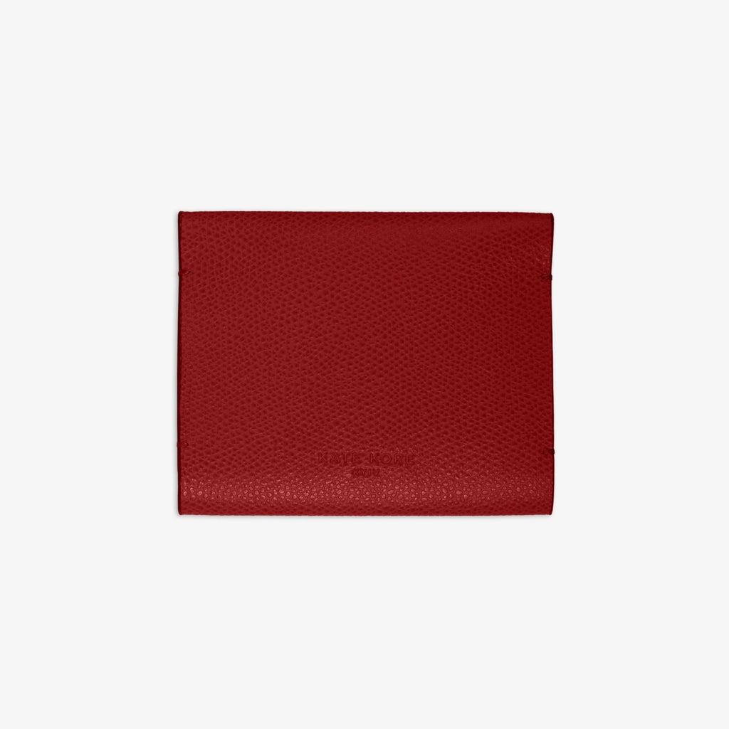 Fold Wallet Saffiano Red