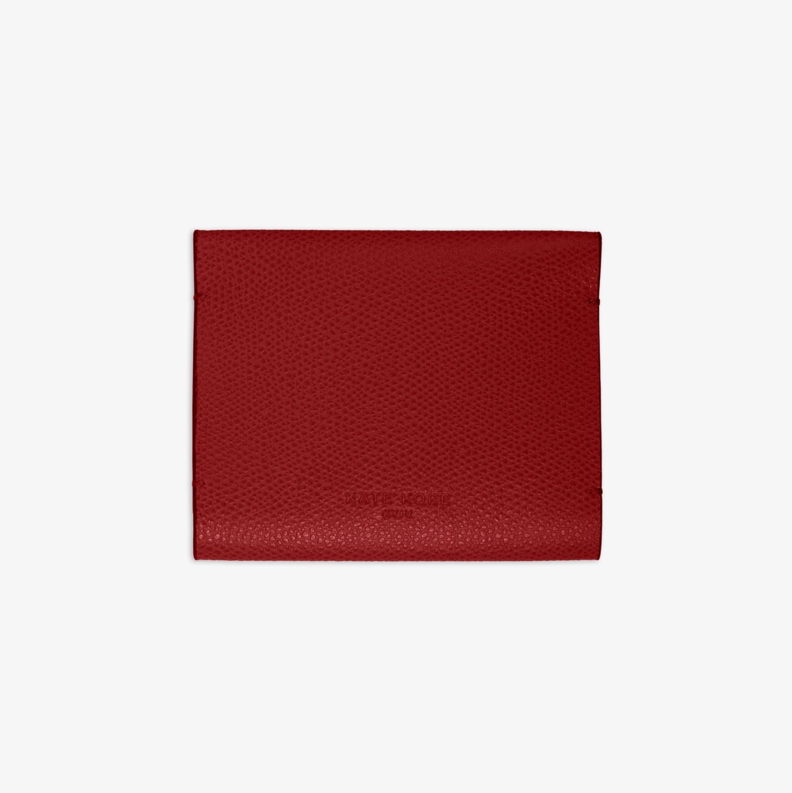 Fold Wallet Saffiano Red