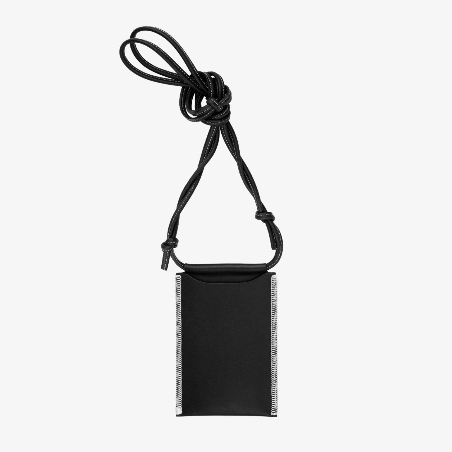 Accent Phone Pouch Black/White