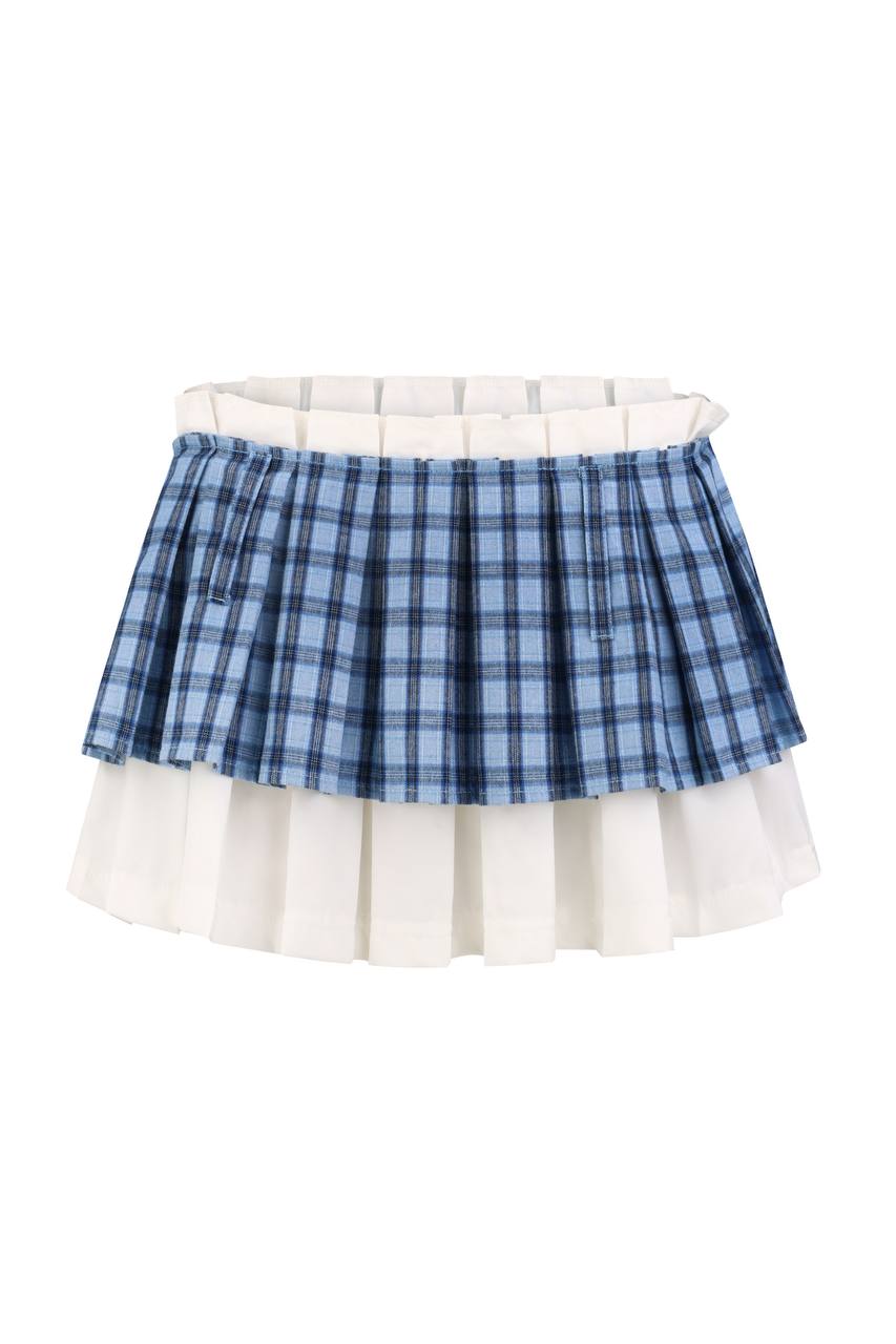Checked Mini Skirt