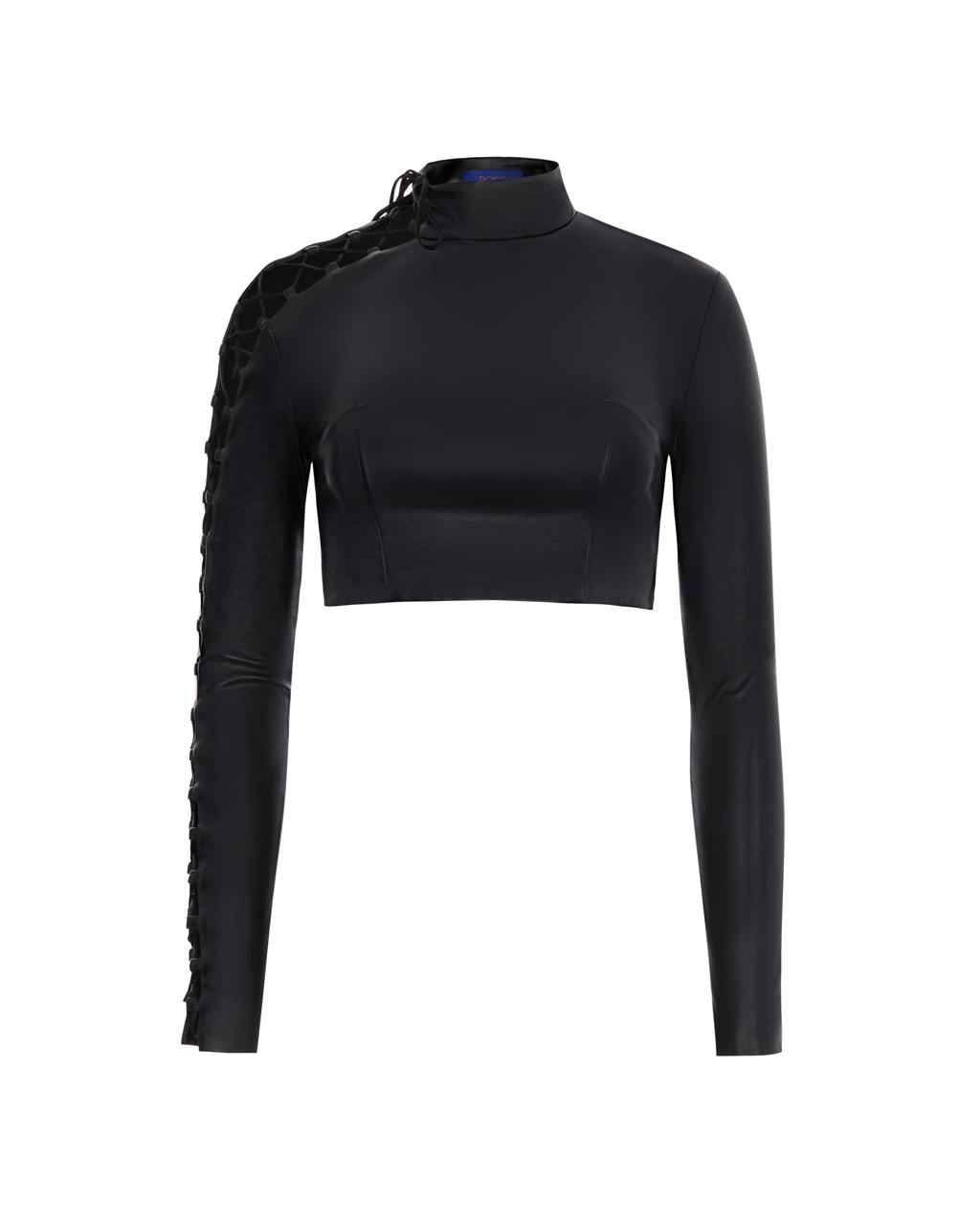 Eco Leather Blouse