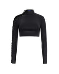 Eco Leather Blouse