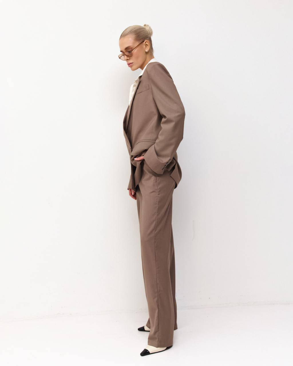 Beige Suit