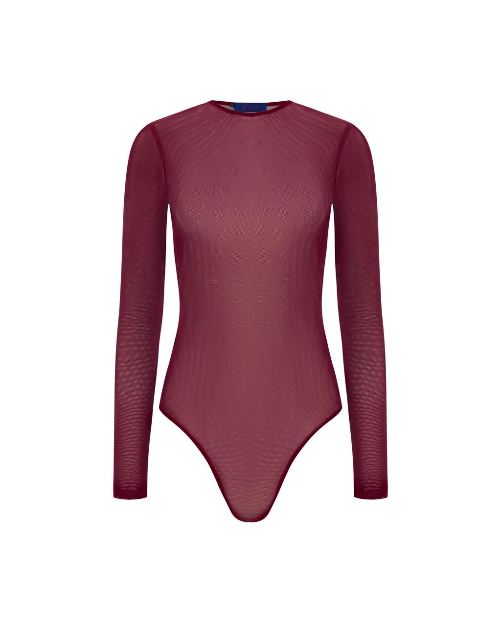 Selenzia Burgundy Bodysuit