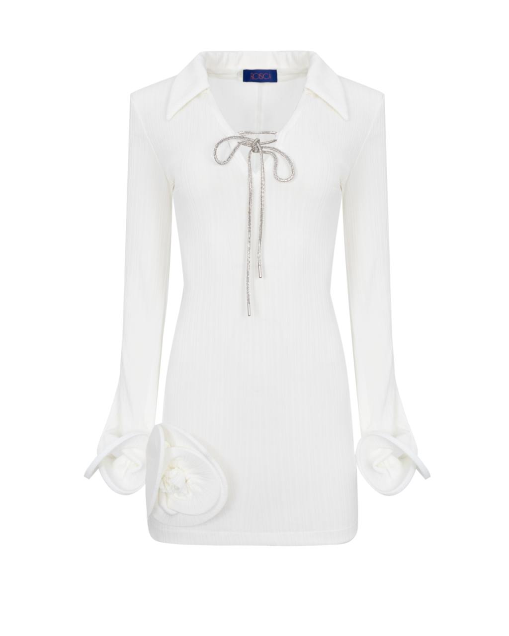 Louvre Bloom White Dress