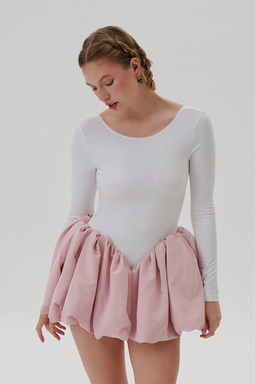 Bustle Mini Dress