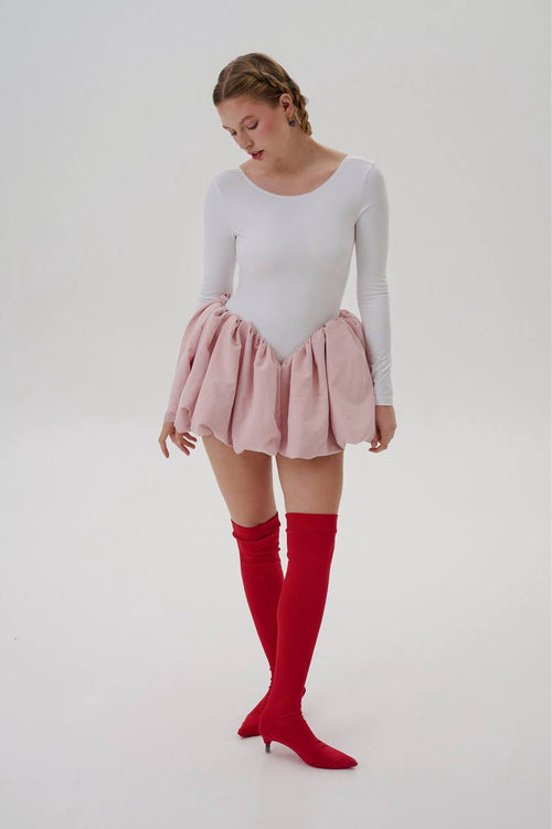 Bustle Mini Dress