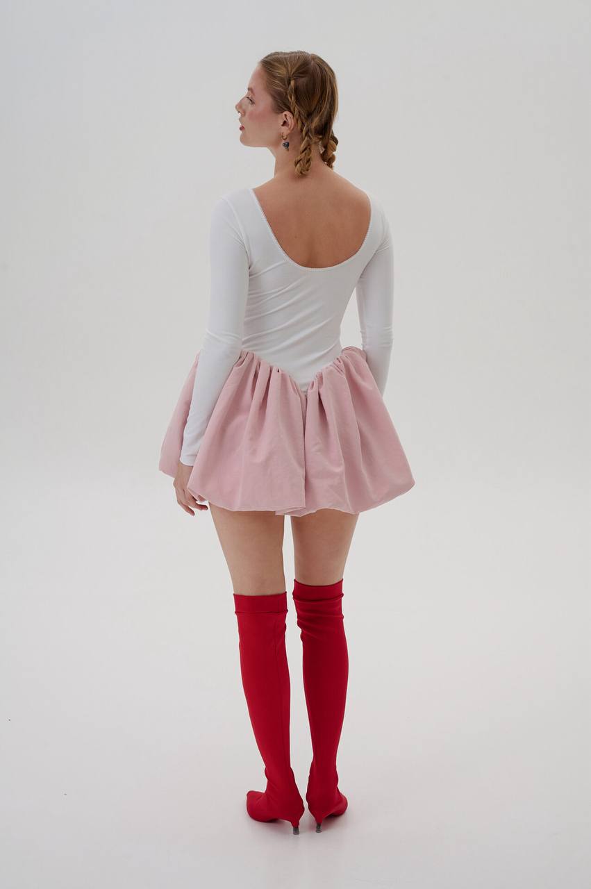 Bustle Mini Dress