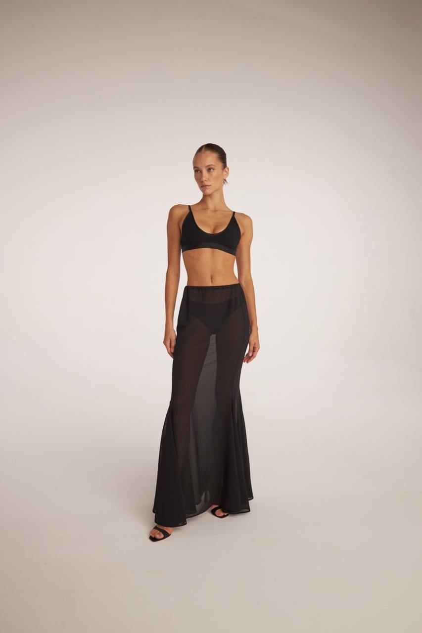Sheer Maxi Skirt