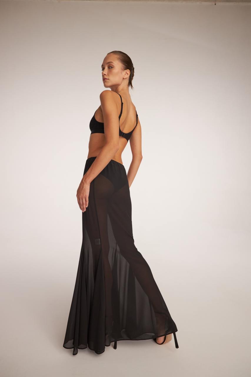 Sheer Maxi Skirt