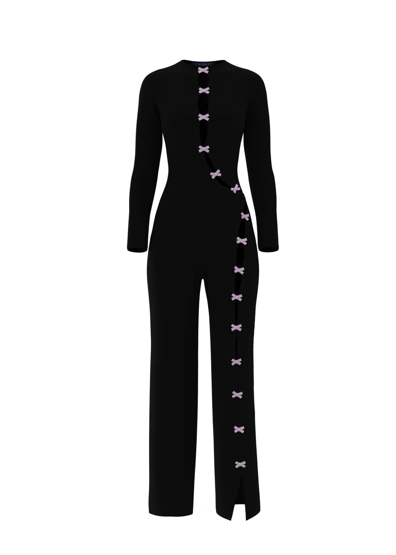 Black Jumpsuit with Bows