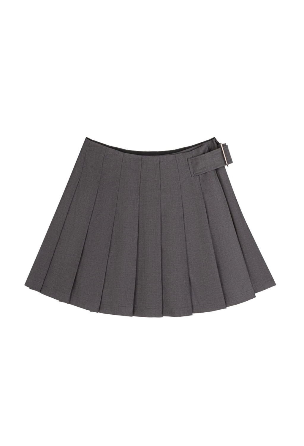Pleated mini skirt