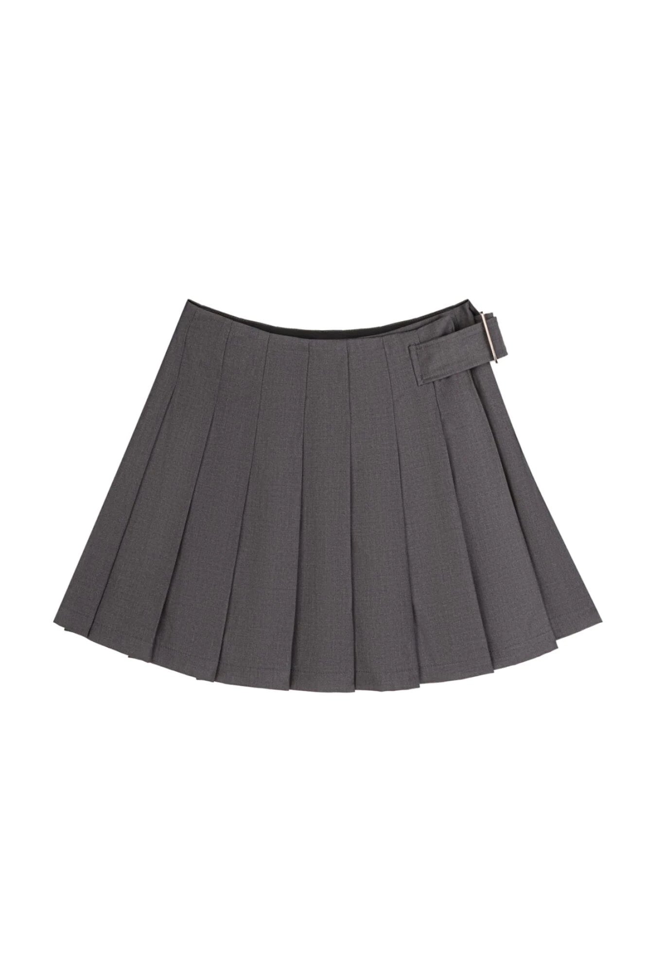Pleated mini skirt